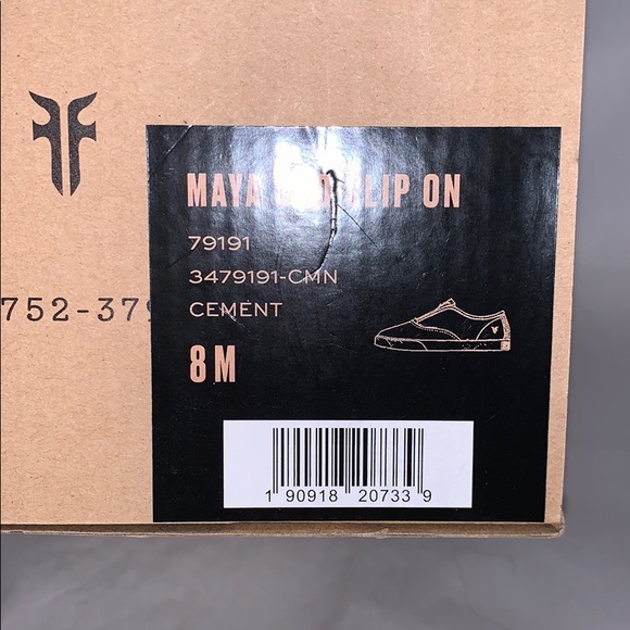 FRYE Maya Cvo Slip On Cement Size 8 - Picture 8 of 9